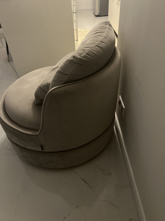 Image 1 of Richmond Fauteuil Khaki Velvet