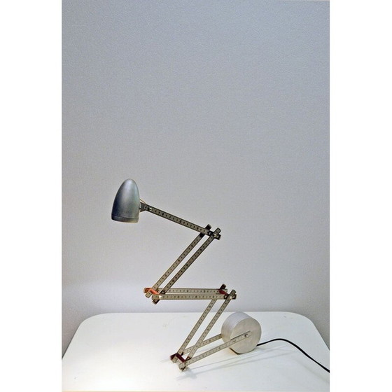 Image 1 of Vintage aluminium verstelbare halogeenlamp, Frankrijk 1980