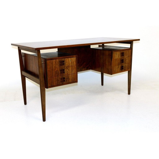 Mid century palissander bureau, Denemarken 1960