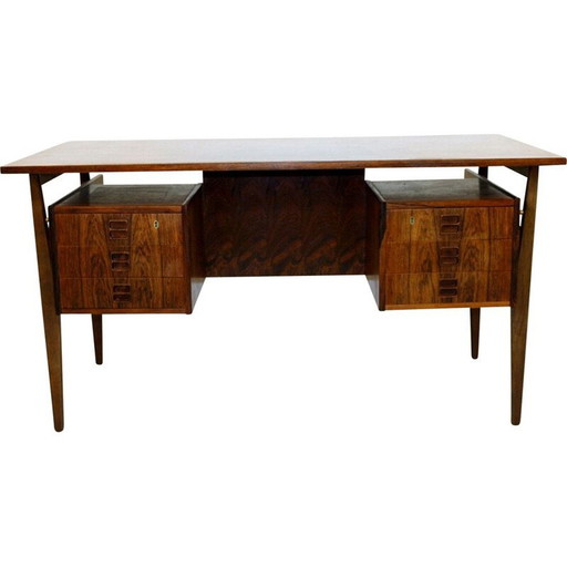 Mid century palissander bureau, Denemarken 1960