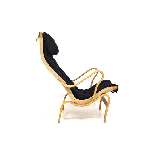 Image 1 of Vintage fauteuil "Pernilla 69" van Bruno Mathsson voor Karl Mathsson, Zweden 1960