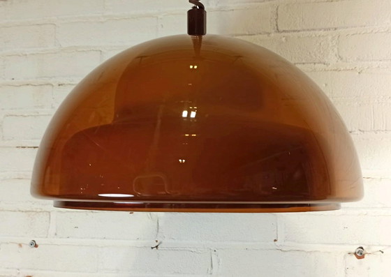 Image 1 of Vintage uittrekbare hanglamp uit het ruimtetijdperk