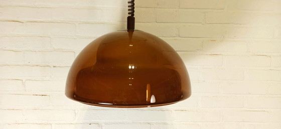 Image 1 of Vintage uittrekbare hanglamp uit het ruimtetijdperk