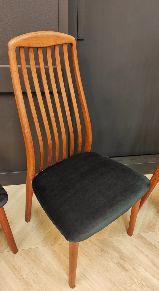 Image 1 of 6x mid century eettafel stoelen