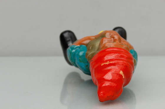 Image 1 of Mid Century tuinkabouter van Clemens Spang, Kabouter met Shawm