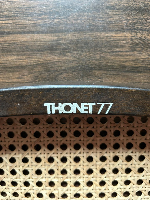 6x Thonet 77 Stoelen