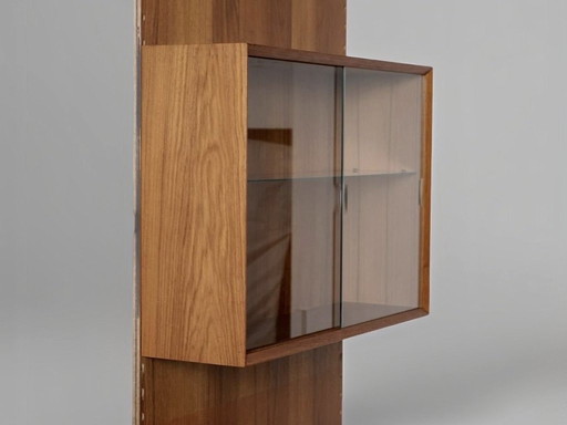 1/3 Poul Cadovius vitrinekast Royal Shelf Teak