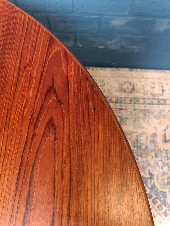 Image 1 of Vintage Ronde Verlengbare Eettafel Deens Design