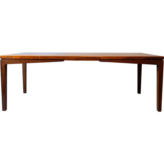 Image 1 of Vintage salontafel van rozenhout en keramiek, Denemarken 1960