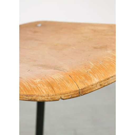 Vintage multiplex schoolstoel