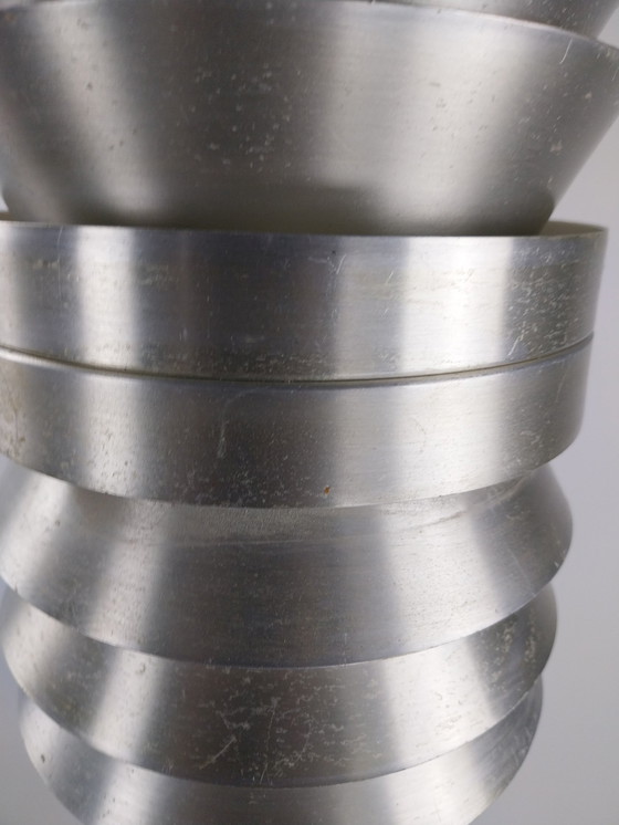 Image 1 of 1 X Doria Leuchten 1960'S Schalenlamp Aluminium 