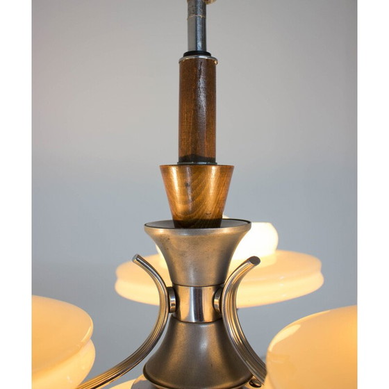 Image 1 of Vintage Art Deco kroonluchter, 1930