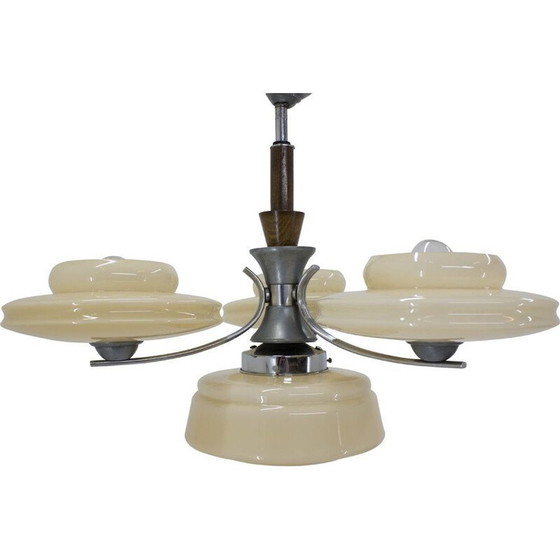 Image 1 of Vintage Art Deco kroonluchter, 1930