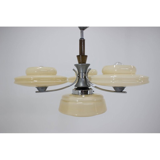 Vintage Art Deco kroonluchter, 1930