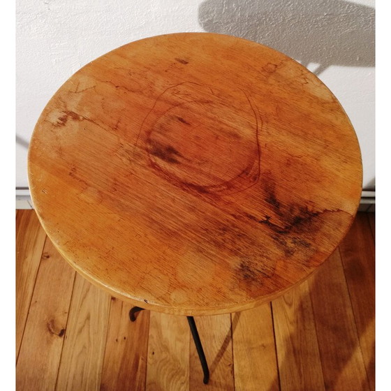 Image 1 of Vintage houten bijzettafel