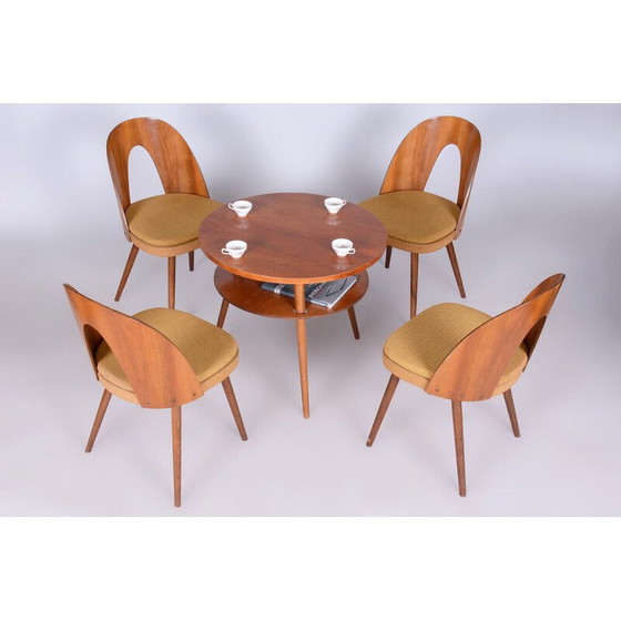 Image 1 of Set van 4 mid-century stoelen van A. Šuman, Tsjechië 1950