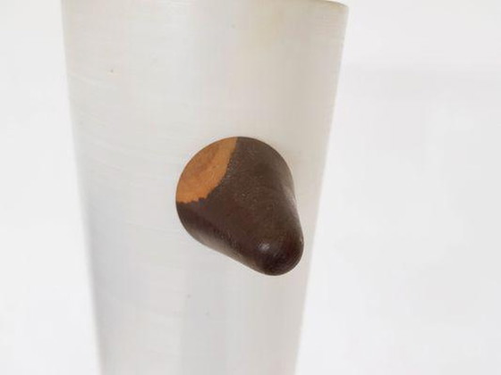 Image 1 of Deense hanglamp glas en hout