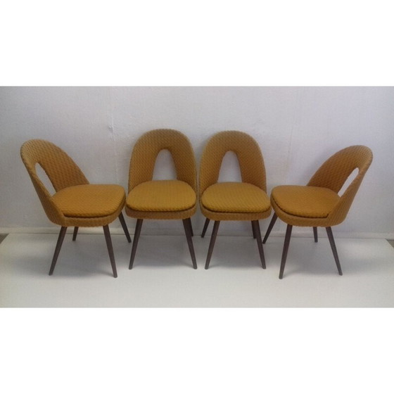 Image 1 of Set van 4 vintage eetkamerstoelen, ontworpen door Antonín Šuman, jaren 1960