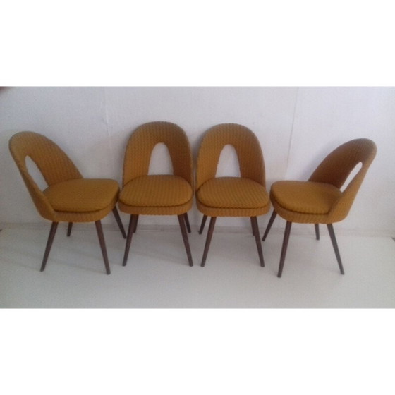 Image 1 of Set van 4 vintage eetkamerstoelen, ontworpen door Antonín Šuman, jaren 1960