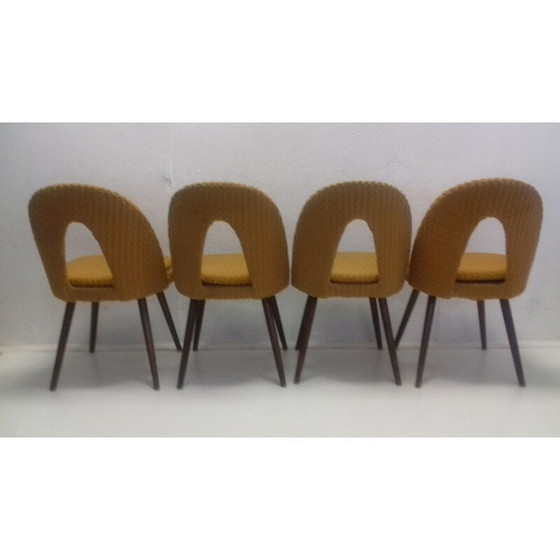 Image 1 of Set van 4 vintage eetkamerstoelen, ontworpen door Antonín Šuman, jaren 1960