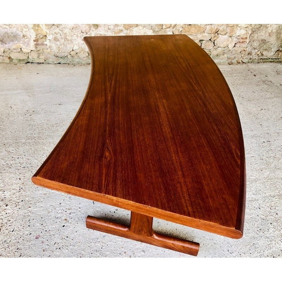 Image 1 of Vintage teakhouten salontafel van Johannes Andersen voor Cfc Silkeborg, 1960