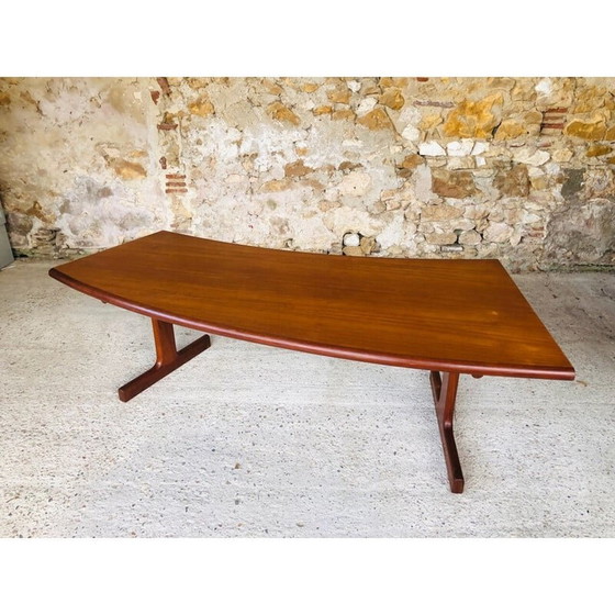 Image 1 of Vintage teakhouten salontafel van Johannes Andersen voor Cfc Silkeborg, 1960