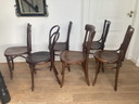 6x Thonet + Vintage stoelen