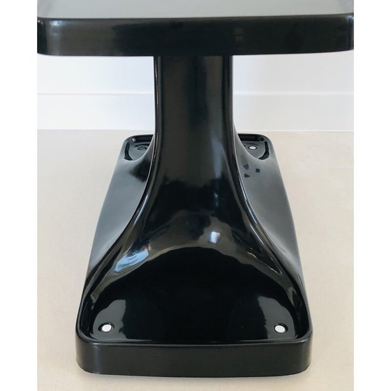 Image 1 of Vintage glasvezel serveertafel voor Astarte, Italië 1970