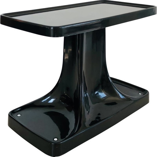 Vintage glasvezel serveertafel voor Astarte, Italië 1970