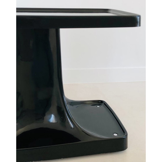 Image 1 of Vintage glasvezel serveertafel voor Astarte, Italië 1970