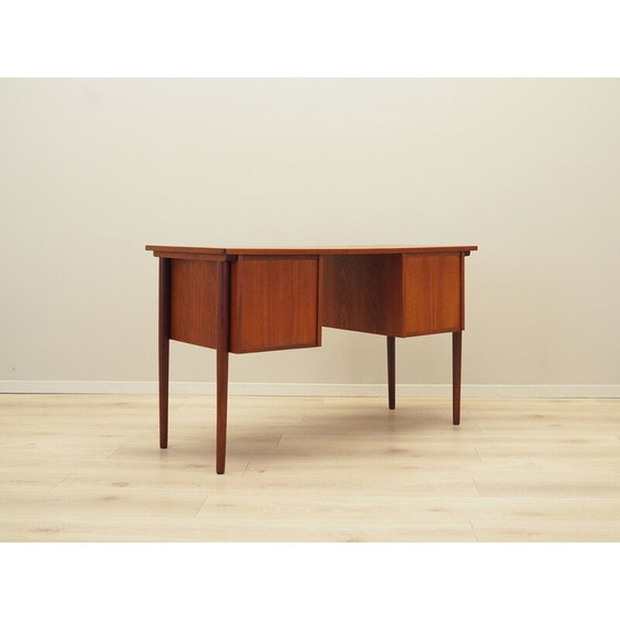 Image 1 of Teakhouten bureau, Deens ontwerp, jaren 1970, productie: Denemarken