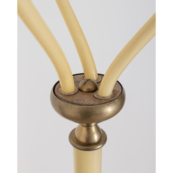 Image 1 of Vintage vloerlamp van Murano glas met driepoot, 1950