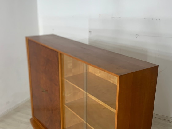 Image 1 of Mid Century hoge kast woonkamer vintage