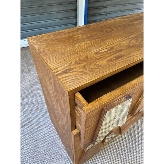 Image 1 of Paar vintage ladenkasten van messing en ketting, 1972