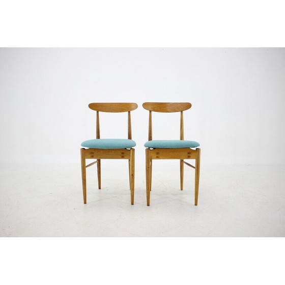 Image 1 of Set van 4 vintage eetkamerstoelen van Alan Fuchs voor Uluv, Tsjecho-Slowakije 1960