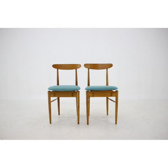 Image 1 of Set van 4 vintage eetkamerstoelen van Alan Fuchs voor Uluv, Tsjecho-Slowakije 1960