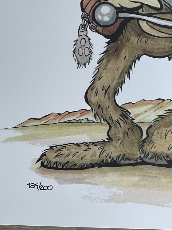 Image 1 of Disney Star Wars Print 'Goofbacca', gesigneerd en genummerd