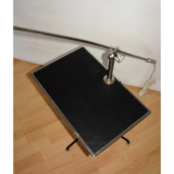 Image 1 of Vintage vloerlamp met tafel, jaren 1960