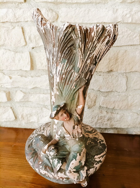 Image 1 of Antieke Gipsen Vazen