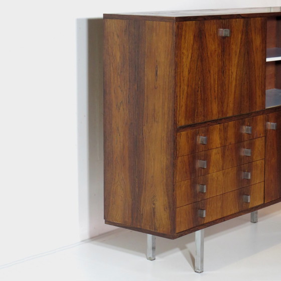 Image 1 of Palissander highboard dressoir, Alfred Hendrickx – Belform