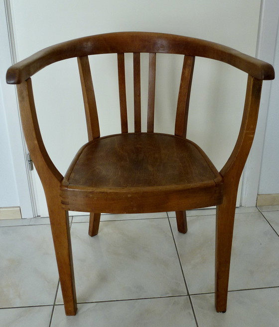 Image 1 of 2x Thonet Stoel rondgebogen