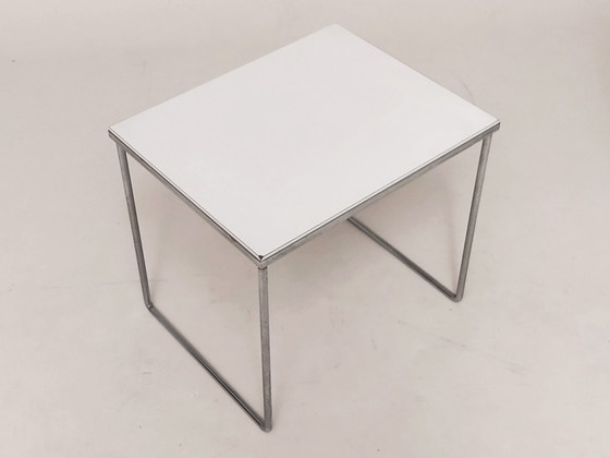 Image 1 of bijzettafeltjes vintage nestign tables Brabantia