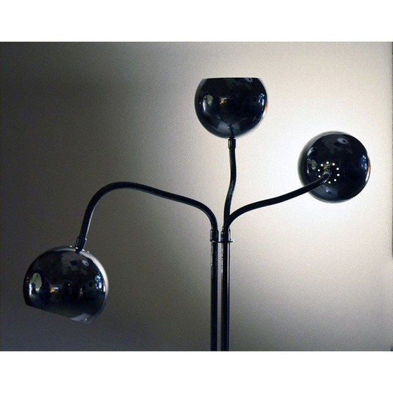 Image 1 of Vintage vloerlamp met 3 lampen van Goffredo Reggiani, 1970