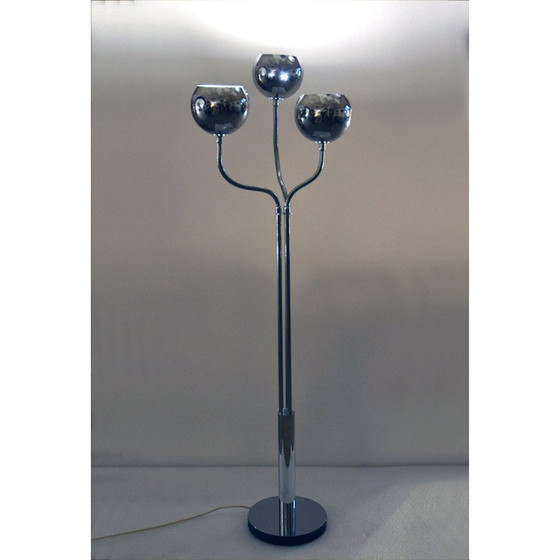 Image 1 of Vintage vloerlamp met 3 lampen van Goffredo Reggiani, 1970