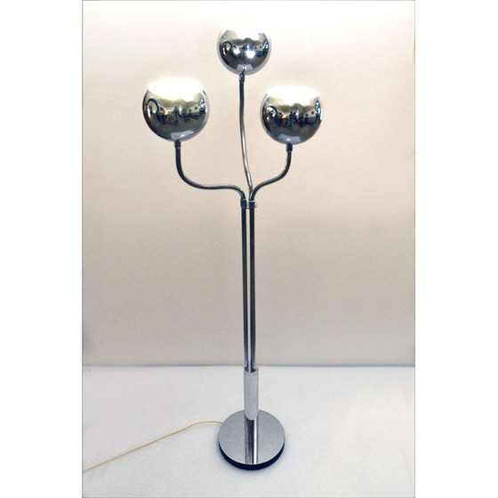 Image 1 of Vintage vloerlamp met 3 lampen van Goffredo Reggiani, 1970