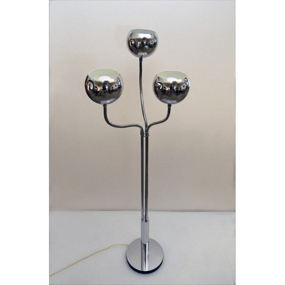 Image 1 of Vintage vloerlamp met 3 lampen van Goffredo Reggiani, 1970