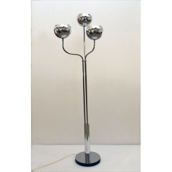 Image 1 of Vintage vloerlamp met 3 lampen van Goffredo Reggiani, 1970