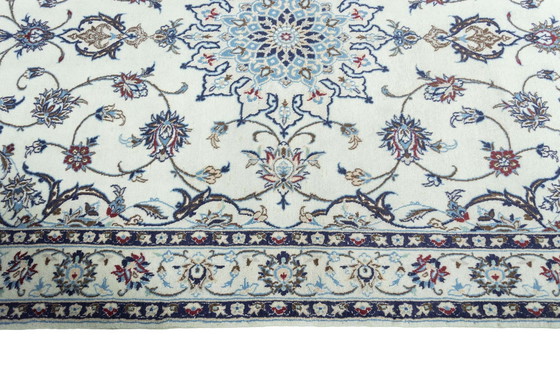 Image 1 of Handgeknoopt Nain 9 La Tapijt Met Zijde - 200 X 130 Cm