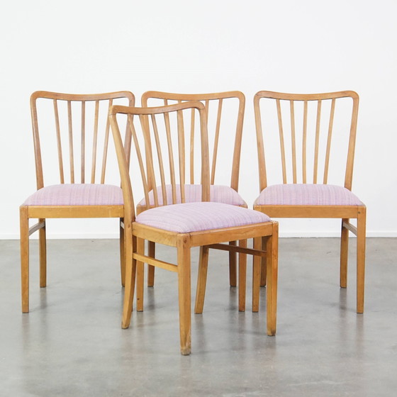 Image 1 of 4 X Vintage Design Eetkamerstoel