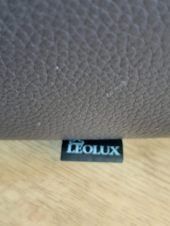 Image 1 of Leolux Bora Bèta Fauteuil Bruin Leer